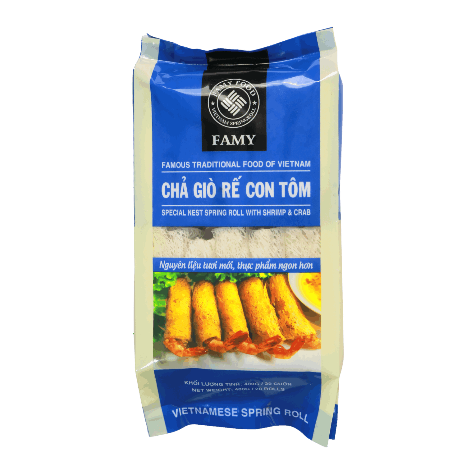 Chả giò rế con tôm